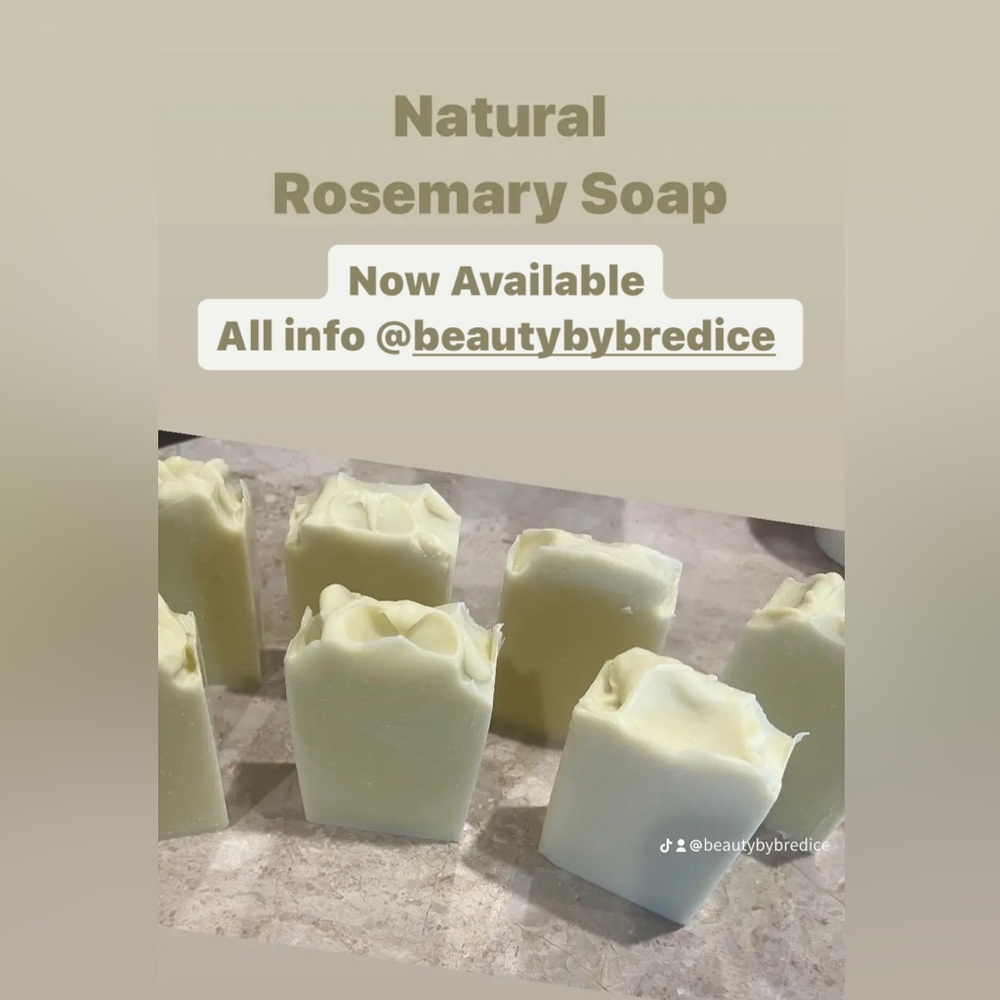All Natural Rosemary Soap.